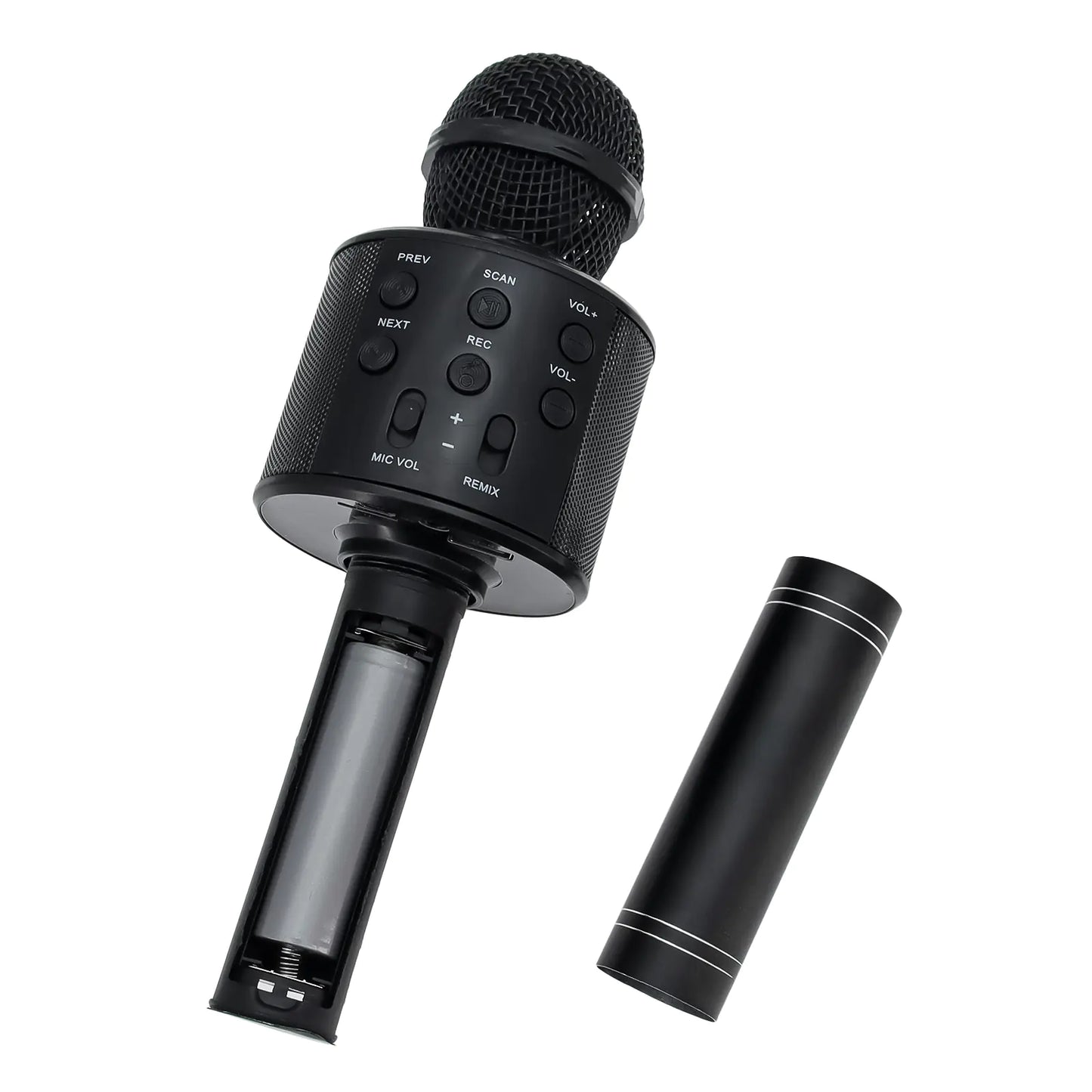 R and B Party™ Wireless Bluetooth Karaoke Microphone with LED Light